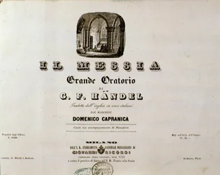 Frontispiece of the score 