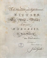 Frontispiece of The Psalms by Benedetto Marcello