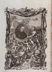 Frontispiece with Portrait of Tractatus Musicus Work by Meinrad Spiess