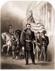 General Ulysses Grant (1822-1885), American statesman