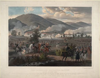 Napoleonic Wars: The Battle of Kulm in Bohemia on August 30, 1813