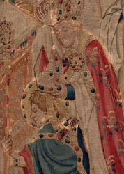 History of Saint Piat and Saint Eleutherius, Scene 10: Saint Eleutherius is Consecrated as Bishop (detail)