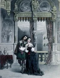 Illustration for the second act of the opera 