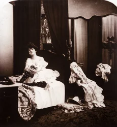 Interior of a Brothel at the End of the 19th Century
