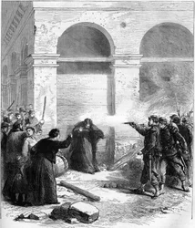 The Paris Commune in 1871. Petroleum Surprise Rue de Rivoli