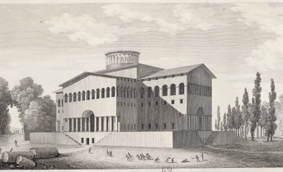 The House of Education by Ledoux (engraving)