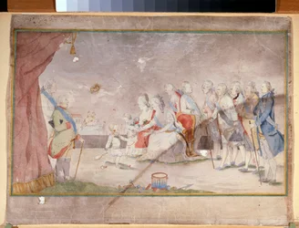 Empress Catherine II with Her Family and Courtiers