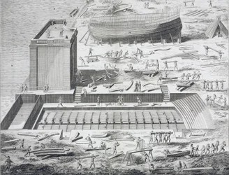 Marine, construction site in 