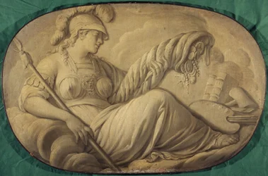 Minerva or Abundance Favoring the Arts (allegory, decorative painting for the Hôtel La Rivière then Canillac)