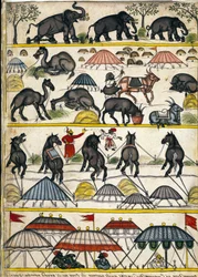 Mughal Military Camp, Page from 
