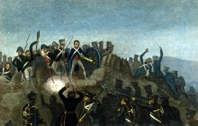 Napoleon I at the Battle of Montmartre, March 30