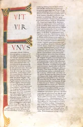Page with the Incipit of the First Book of Samuel
