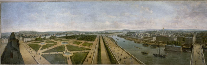 Panorama of Paris from the Roof of the Pavillon de Flore in the Tuileries, ca. 1833