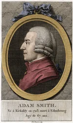 Portrait of Adam Smith (1723-1790), Scottish philosopher and economist