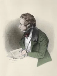 Portrait of Alfred de Vigny