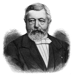 Portrait of Charles de Kerchove by Denterghem (1819-1882) Belgian engineer and liberal politician