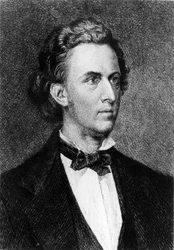 Portrait of Frederick Chopin (1810 - 1849), Polish composer.
