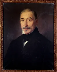Portrait of Gaetan Brizzi, Italian horn player