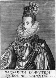 Portrait of Margaret of Austria (1480-1530), daughter of Maximilian I