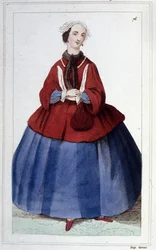 Portrait of Marguerite de Lussan, woman of French letters (1682-1758)
