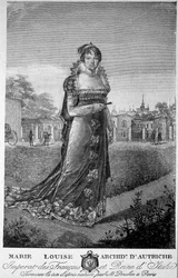 Portrait of Marie Louise, Archduchess of Austria, wife of Napoleon I