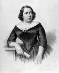 Portrait of Marietta Alboni, Italian contralto singer