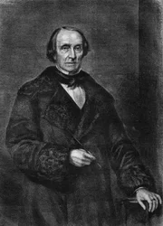 Portrait of Peter von Cornelius, German painter (1783 to 1867)