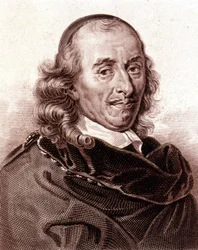 Portrait of Pierre Corneille (1606 - 1684), French dramatic poet.