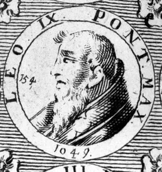 Portrait of Pope Leon IX (1002-1054)