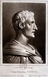 Portrait of Publius Cornelius Tacitus, Roman Historian (v.56 -v.120).