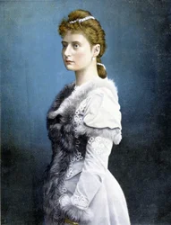 Portrait of an Empress of Russia in the 19th century