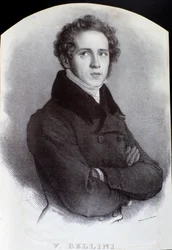 Portrait of Italian Composer Vincenzo Bellini