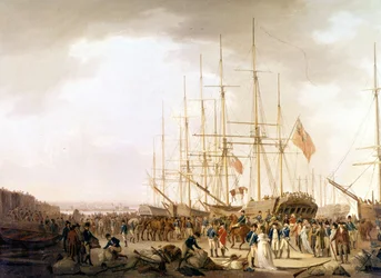 Portsmouth, Boarding British Troop