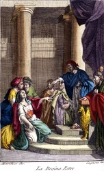 Queen Esther. 18th century engraving