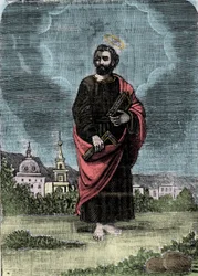 Representation of the apostle Saint Jude Thaddee