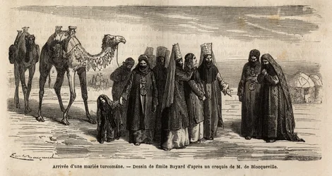 The arrival of a Turkish wife in her husband