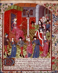 The Blind Fortune Turning the Wheel from 