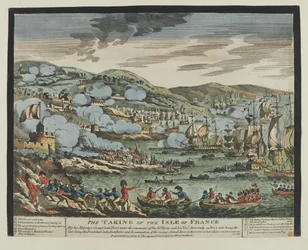 The taking of the Isle of France (Mauritius), 2 December 1810