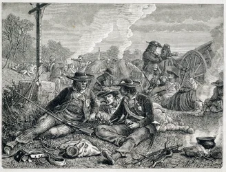 Vendean insurgents - engraving