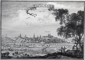 View of Perpignan in the 17th Century