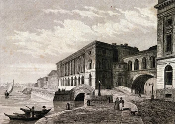 View of the St. Petersburg Theatre in 1828
