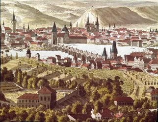 View of the City of Prague in the 18th Century