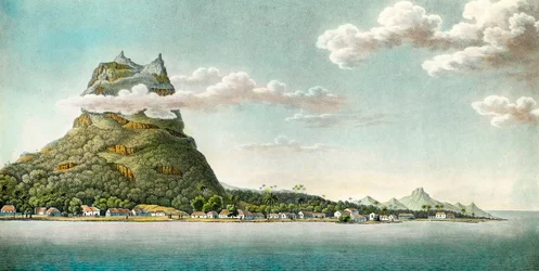 View of the Island of Bora Bora