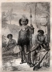 Natives of the Marquesas Islands - Voyage of Captain James Cook