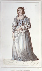 Portrait of Henriette-Marie of France