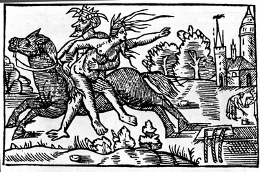 The Devil Takes Away a Witch from a Horse and Takes Her to Hell