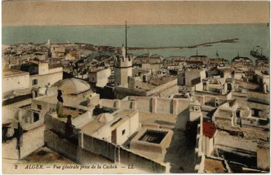 General View of the Casbah in Algiers, Algeria
