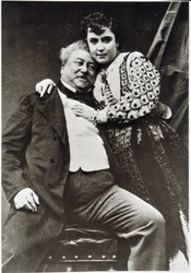 Portrait of Alexandre Dumas Père (1802 - 1870) and His Mistress