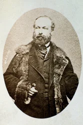 Portrait of Antonio Bazzini, Italian composer and violinist