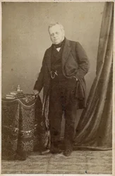 Portrait of Count Camillo Berso of Cavour (1810-61) - circa 1855